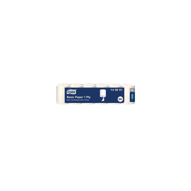 Drying roll TORK Basic M1 1-ply 12/pack