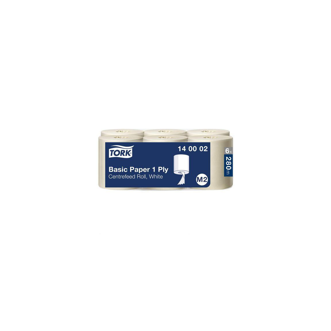 Drying roll TORK Basic M2 1-ply 6/pc