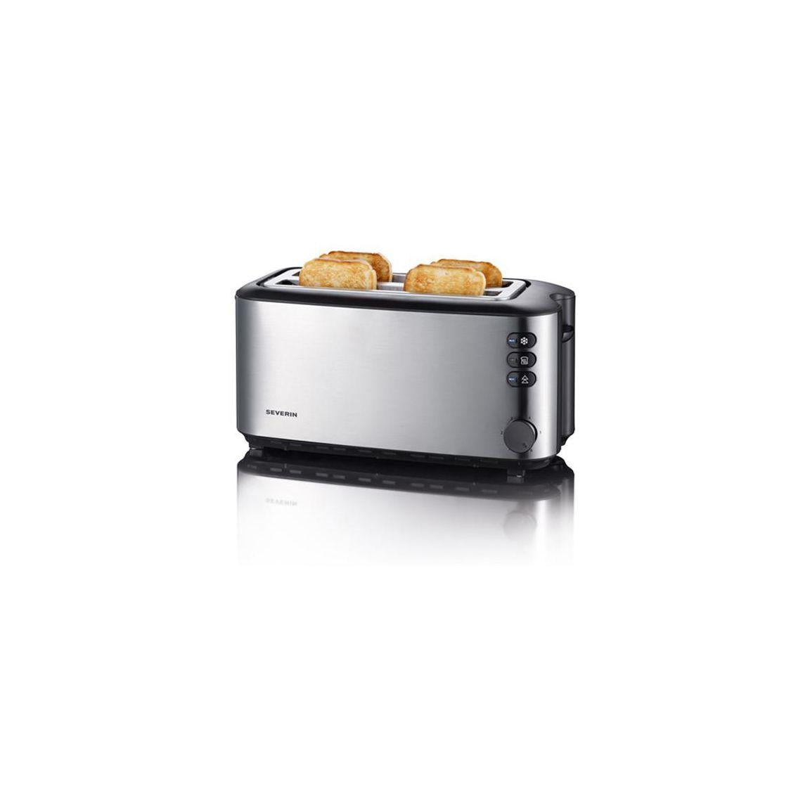 Toaster 4 discs stainless steel