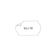 Price ethic. METO 32x19mm outlet white 1000/RL