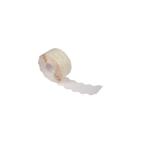 Price label. METO 32x19mm perm. white 1000/RL
