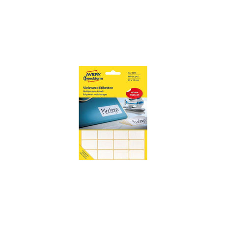Label AVERY handwritten 29x18mm 960/pc