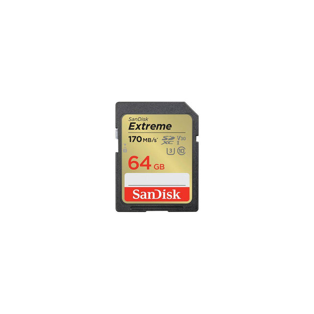 Memory card SANDISK SDHC Extreme 64GB C10