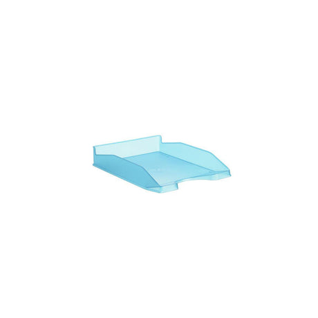 Letter tray ARCHIVO 2000 A4 transp. turquoise blue