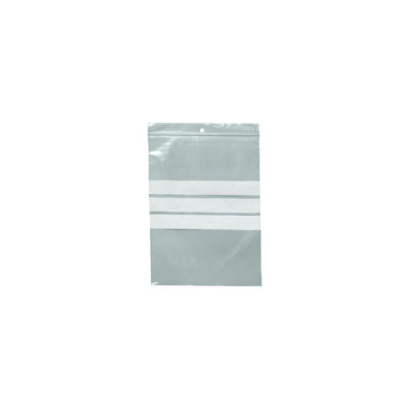 Ziplock bag writing field 160x220mm 100/pc
