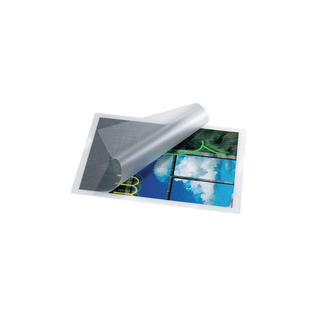 Laminate PAVO 54x86mm 125mic clear 100/pack