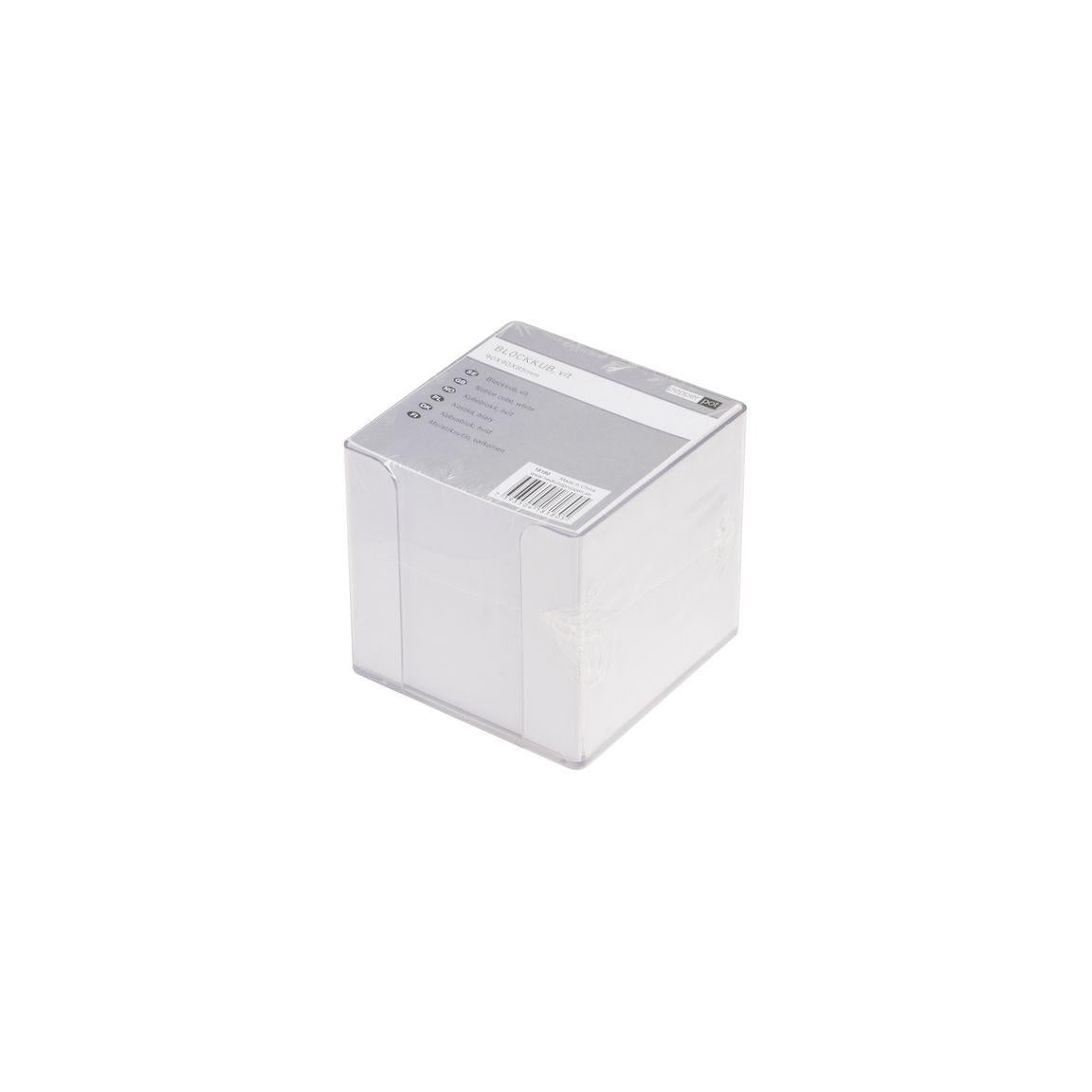 Block cube holder Pepperpot 90x90 800 sheets white