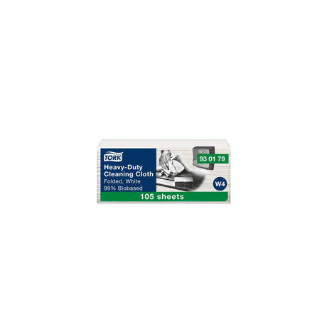 Cleaning cloth TORK W4 Heavy duty Bio 105/pack