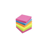Notes LYRECO standard 75x75mm neon 6/pc