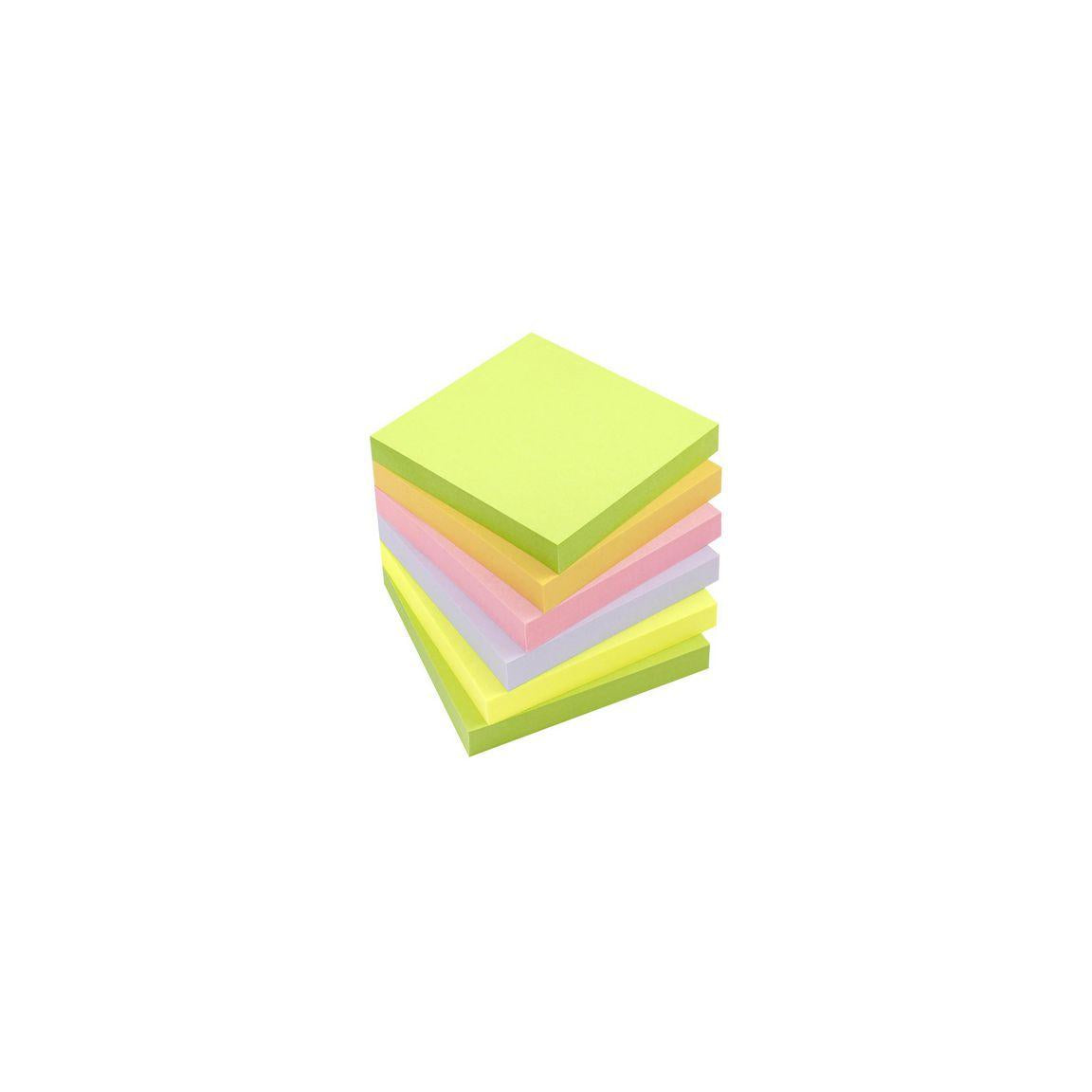 Notes LYRECO prem 75x75mm spring 6/fp