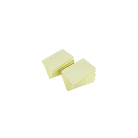 Notes LYRECO prem 75x125mm yellow 12/pc
