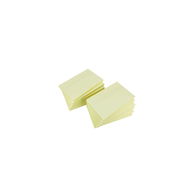 Notes LYRECO prem 75x125mm yellow 12/pc
