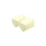Notes LYRECO recycled 76x127mm yellow 12/pc