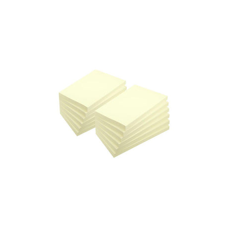 Notes LYRECO recycled 76x127mm yellow 12/pc