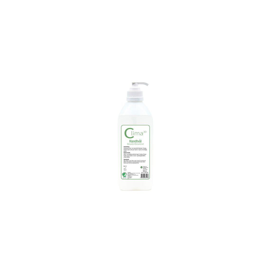 Soap CLIMA30 with pump perfume. 600ml