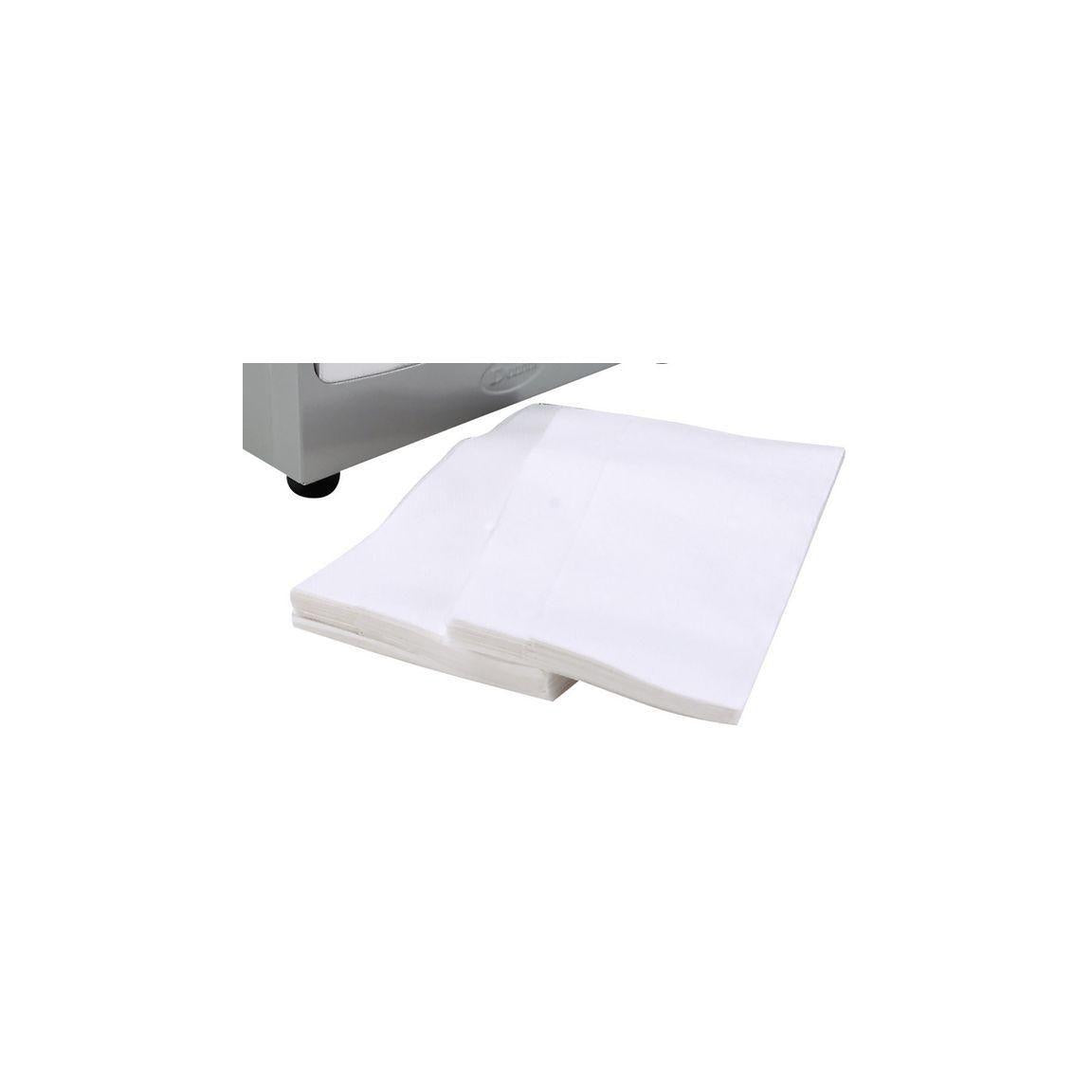 Napkin disp Duni 33x32cm white 750/pack