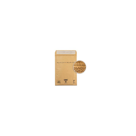 Bag padded SUMO 175x265mm brown 50/pc