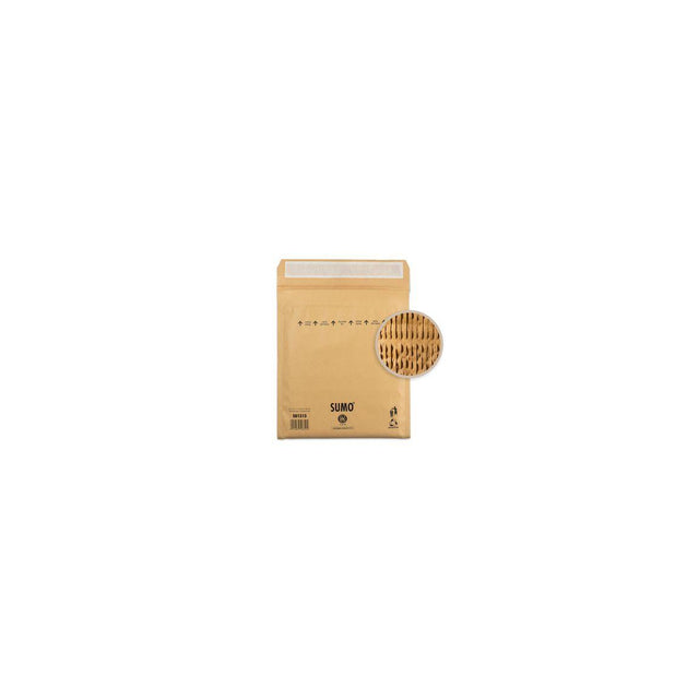 Bag padded SUMO 215x265mm brown 50/pc