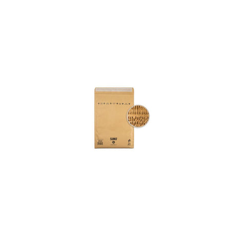 Padded bag SUMO 365x470mm brown 75/pack