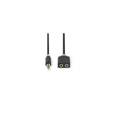 Adapter NEDIS 2x3,5mm Ho - 3,5mm Ha