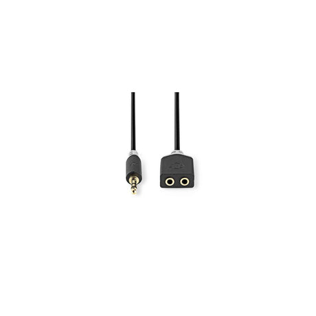 Adapter NEDIS 2x3,5mm Ho - 3,5mm Ha