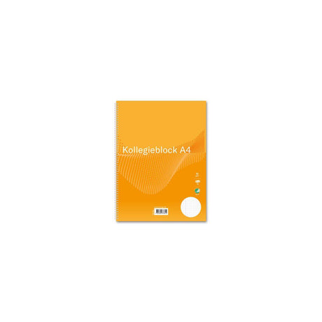 Collegiate notebook FW A4 60g 70bl check yellow