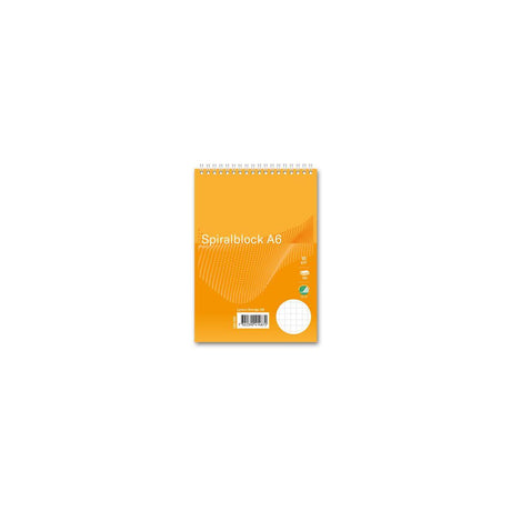 Spiral notebook FORMAT A6 60g 100pcs square
