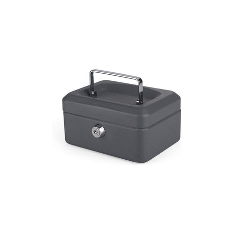 Cash box 115x150x80mm dark grey