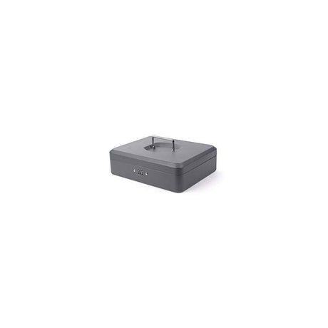 Cash box w. comb. lock 240x300x90mm grey