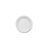 Plate white 23cm 50/pack