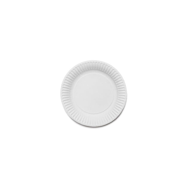Plate white 23cm 50/pack