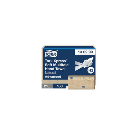 Towel TORK Adv H2 2-ply natural 3780/pc