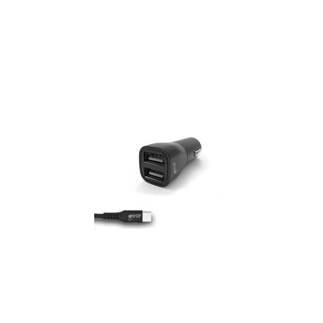 Charger Car GEAR 2xUSB 3.4A USB-C 2.0 1m