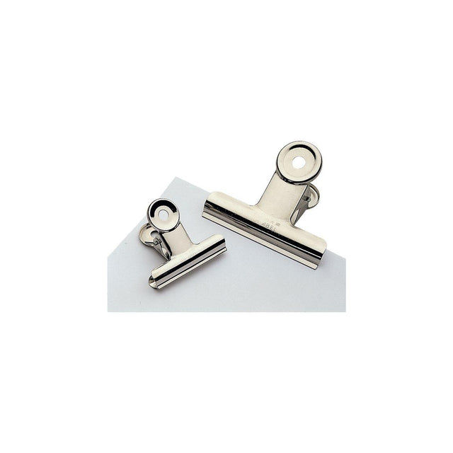 Paper clip BULL DOG metal 50mm 12/pc