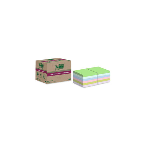 Notes POST-IT SS 76x76mm re black.f 12/pc