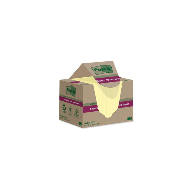 Notes POST-IT SS 76x76mm rec yellow 12/pc