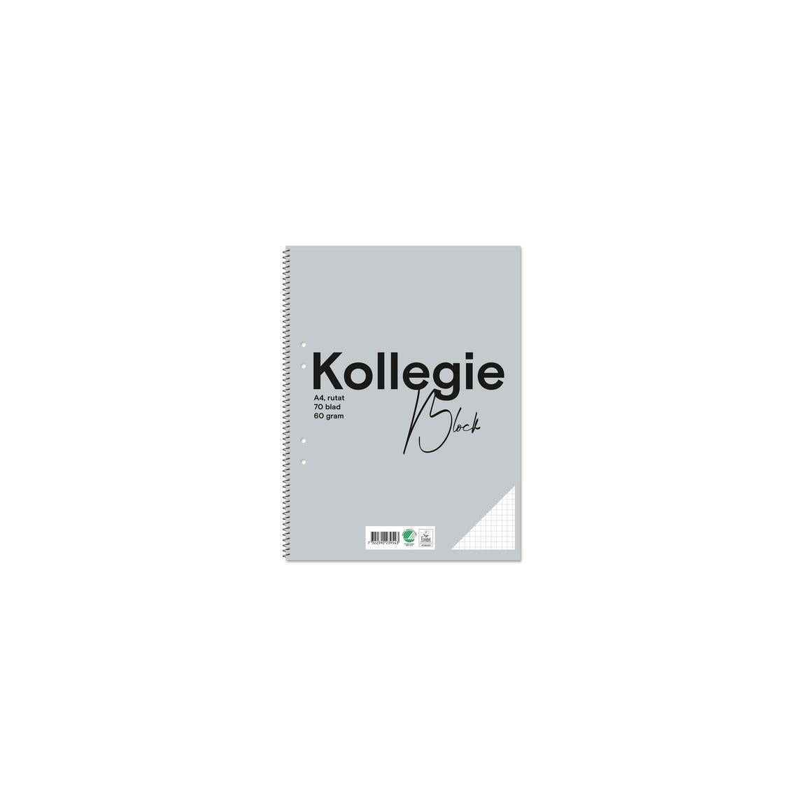 College notebook FW A4 60g 70bl rut h grey