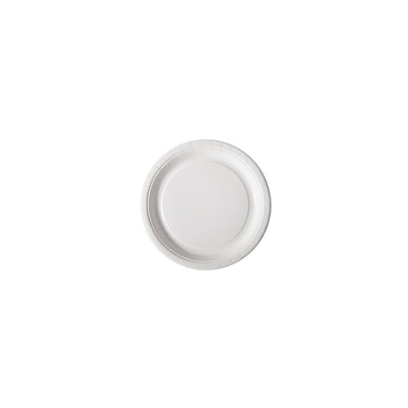 Paper plate 18cm white 100/pack