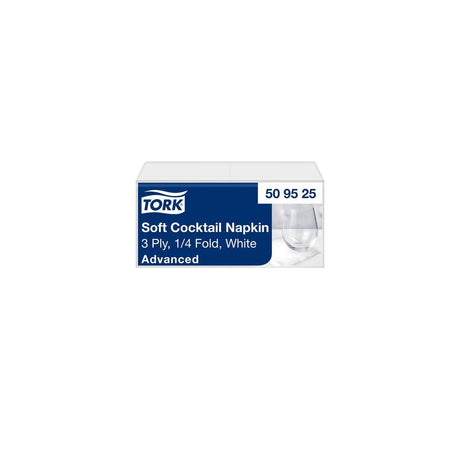 Napkin TORK White 3-lgr, 24x24cm 200/pc