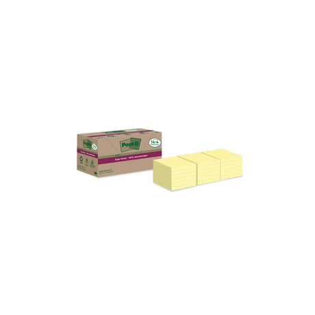 Notes POST-IT SS 76x76mm rec yellow 18/pc