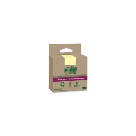 Notes POST-IT SS 76x76mm rec yellow 3/pc