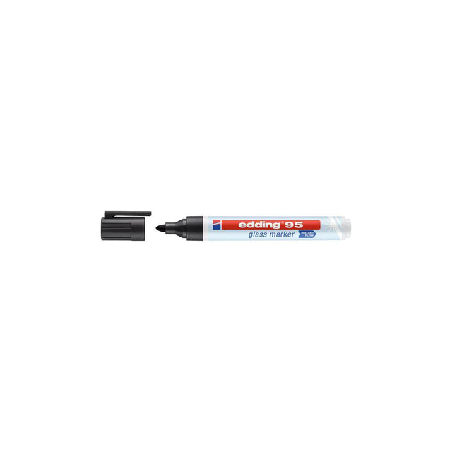 Labelling pen glass board EDDING 95 black