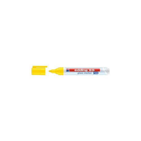 Labelling pen glass board EDDING 95 yellow