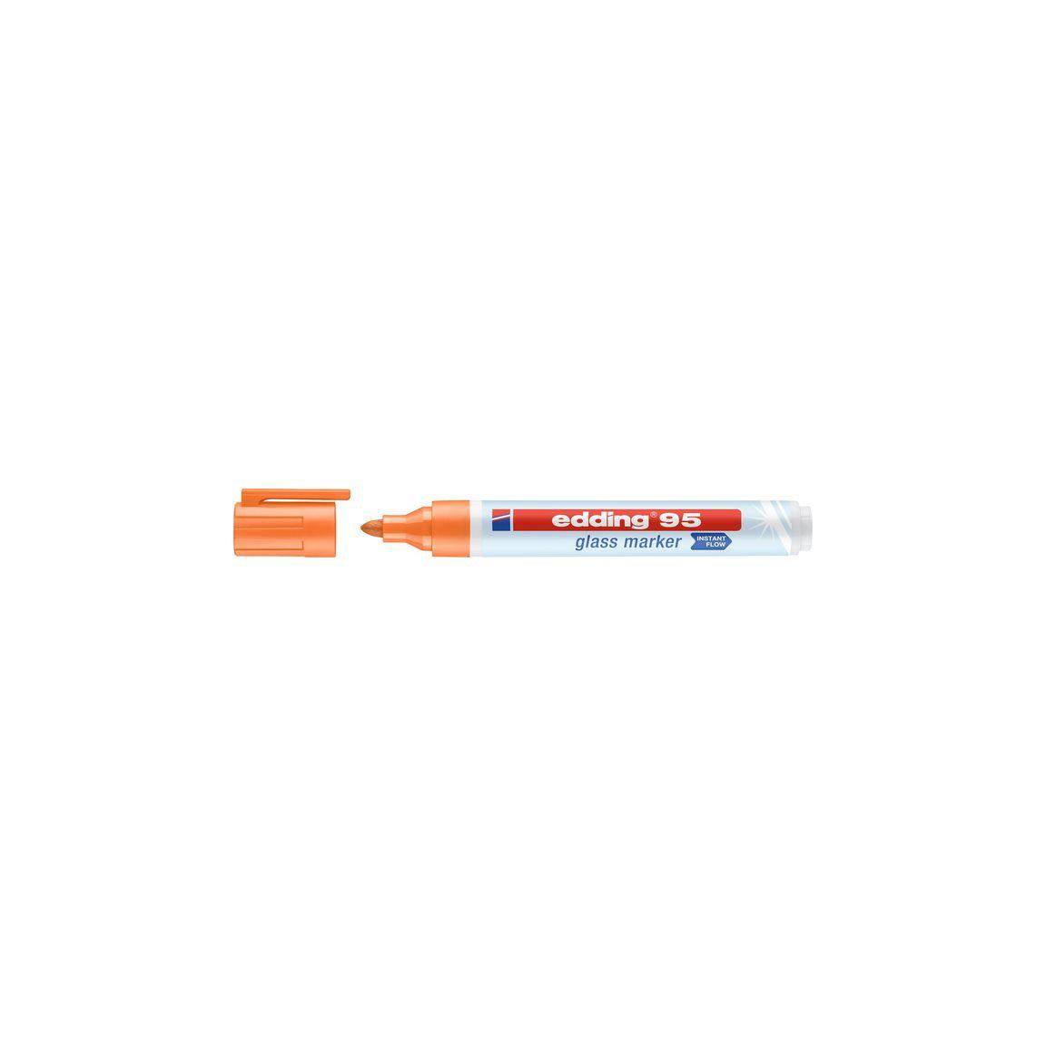 Labelling pen glass board EDDING 95 orange