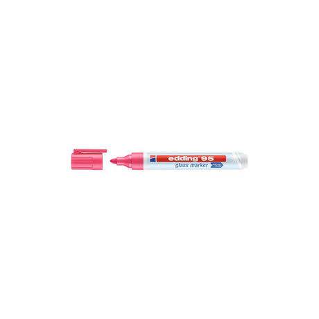 Labelling pen glass board EDDING 95 pink