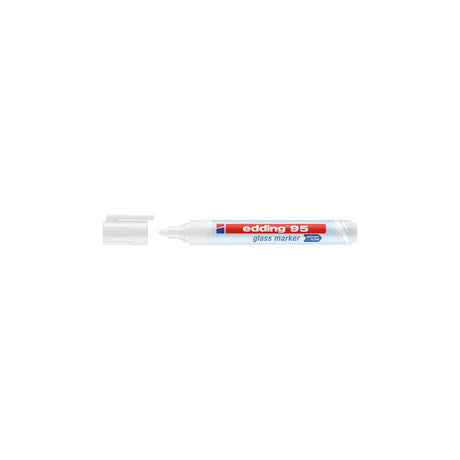 Labelling pen glass board EDDING 95 white
