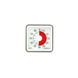 Timer Concentration clock 8x8cm black