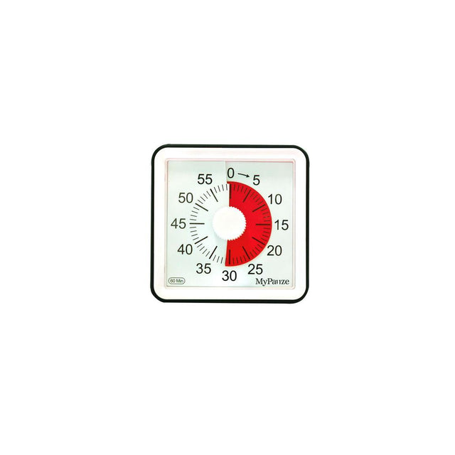 Timer Concentration clock 8x8cm black