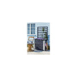 Flower room divider CUBIC 50x155x87 black