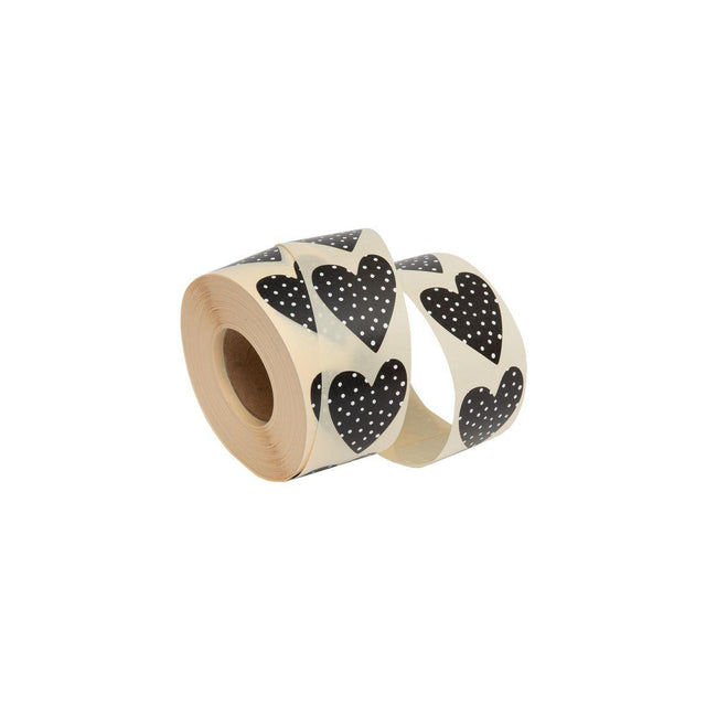 Label Black hearts 1000/rl